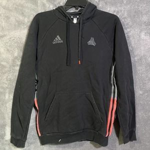 adidas mens black hoddie size small sweatshirt